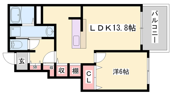 ペールメゾンCの物件間取画像